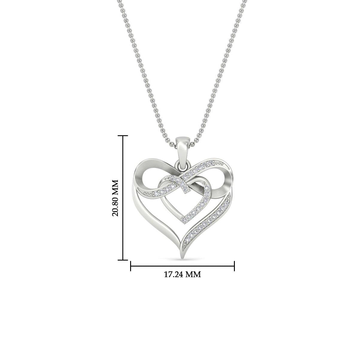 Infinity Heart Pendant