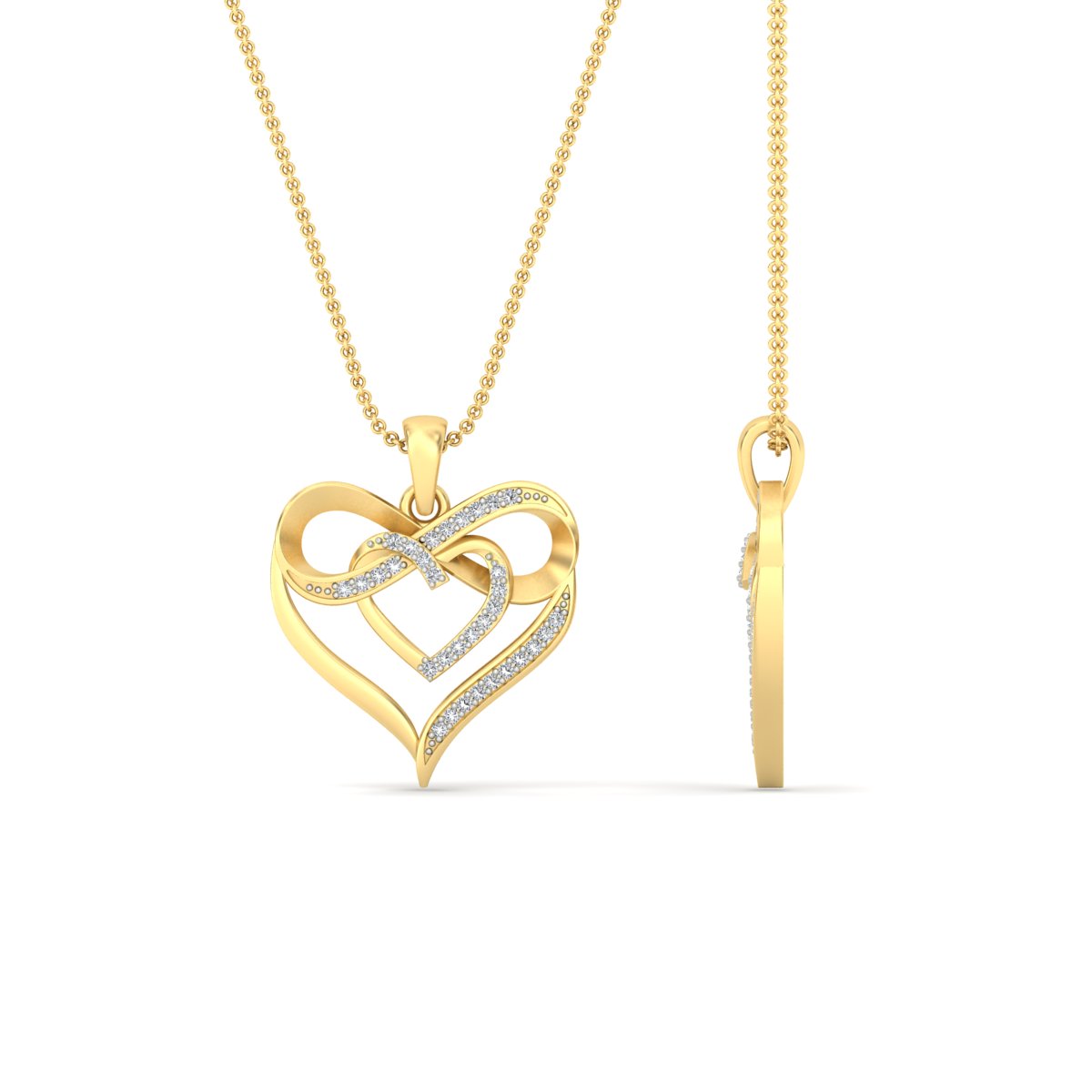 Infinity Heart Pendant